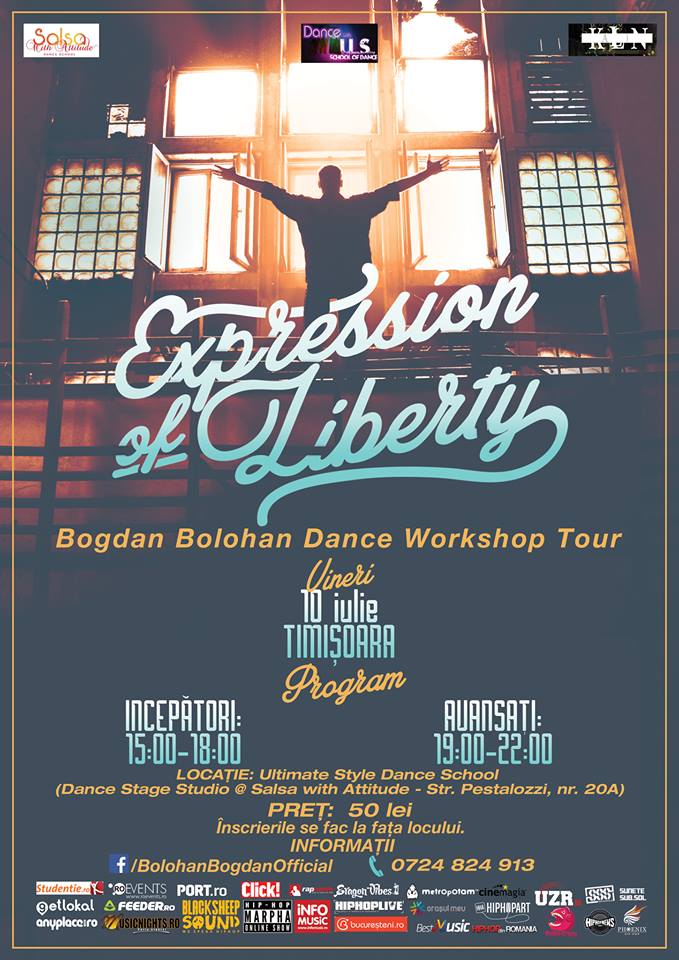 POSTER - TIMISOARA - Bogdan Bolohan Dance Workshop