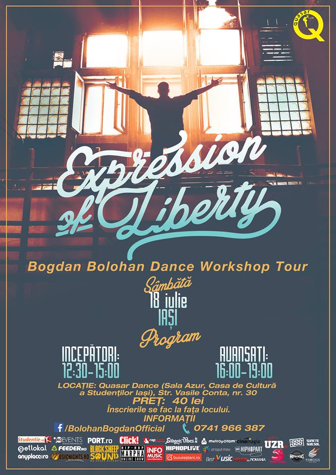 Poster - IASI - Bogdan Bolohan Dance Workshop